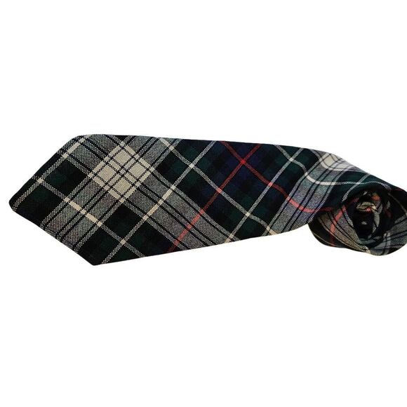 No Brand Other - Men's wool Scottish tie, vintage, blue/green.  # 856